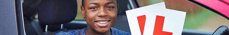 Young man smiling