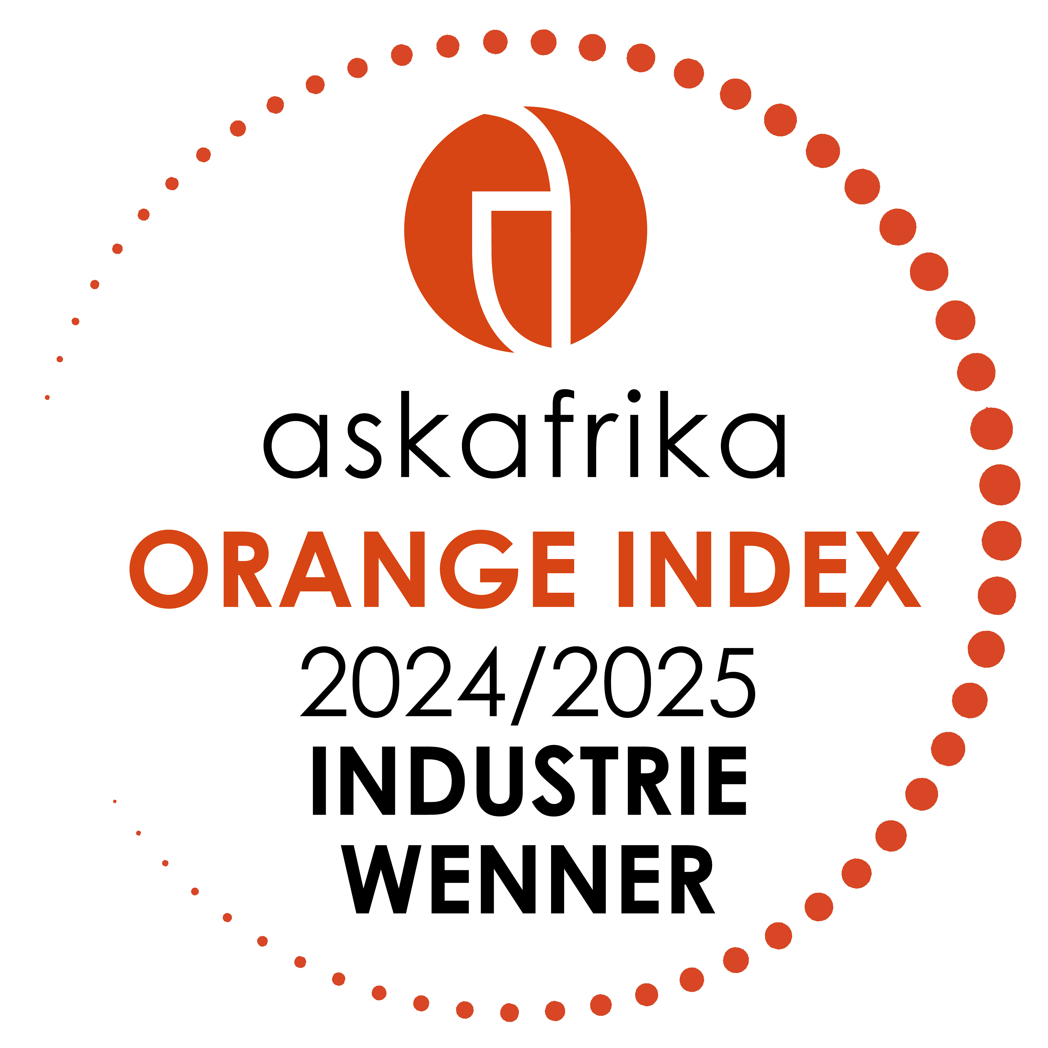 Orange Index AFR INDUSTRY Winner badge 2024.png